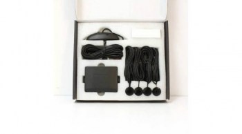 Univerzális, LED kijelzõs tolatóradar 4 db fekete színû szenzorral, 8 db adaptergyûrûvel